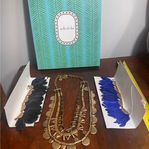 Stella Dot Plume Statement Necklace